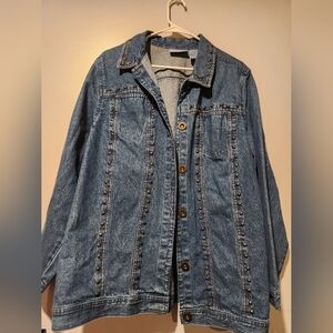 Liz And Me Studded Denim Jacket